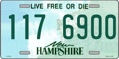 NH license plate 1176900