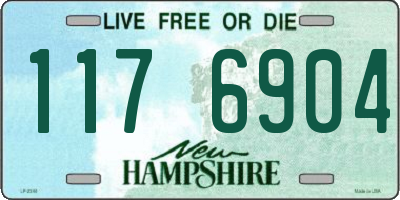 NH license plate 1176904