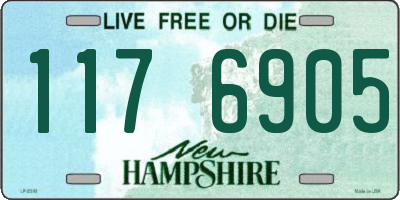 NH license plate 1176905