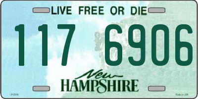 NH license plate 1176906