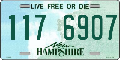 NH license plate 1176907
