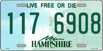 NH license plate 1176908