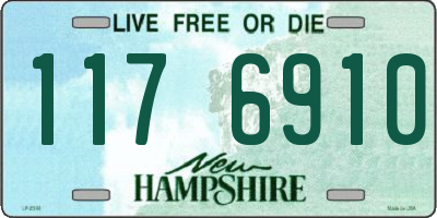 NH license plate 1176910