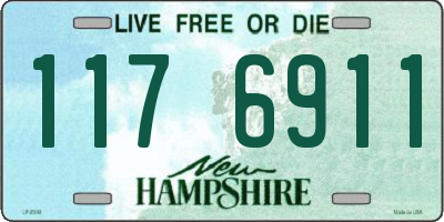 NH license plate 1176911