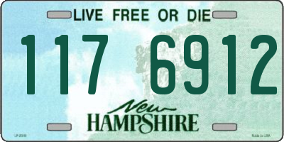 NH license plate 1176912
