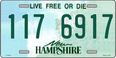 NH license plate 1176917