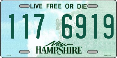 NH license plate 1176919