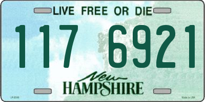NH license plate 1176921