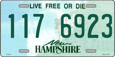 NH license plate 1176923