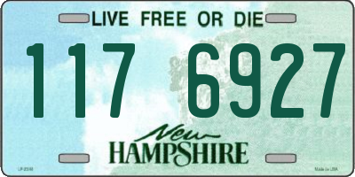 NH license plate 1176927
