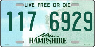 NH license plate 1176929