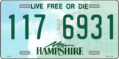 NH license plate 1176931