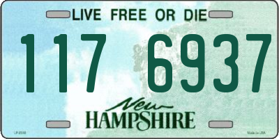 NH license plate 1176937
