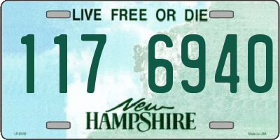 NH license plate 1176940