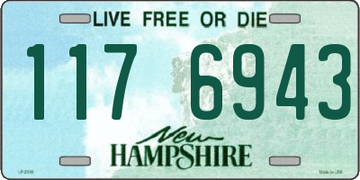 NH license plate 1176943