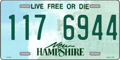 NH license plate 1176944