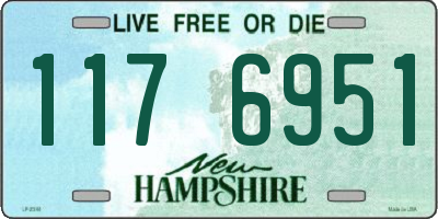 NH license plate 1176951