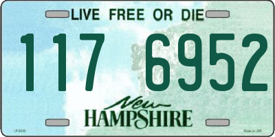 NH license plate 1176952