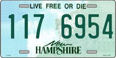 NH license plate 1176954