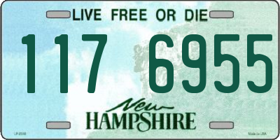 NH license plate 1176955