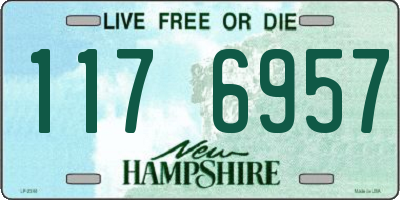 NH license plate 1176957
