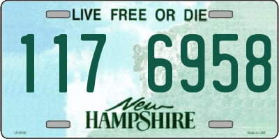 NH license plate 1176958