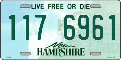 NH license plate 1176961
