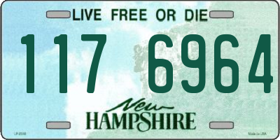 NH license plate 1176964
