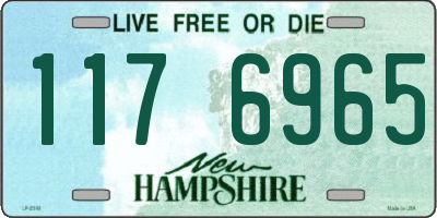NH license plate 1176965