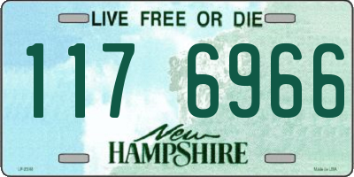 NH license plate 1176966