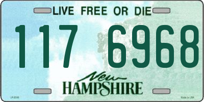 NH license plate 1176968