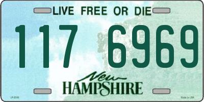 NH license plate 1176969