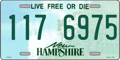 NH license plate 1176975