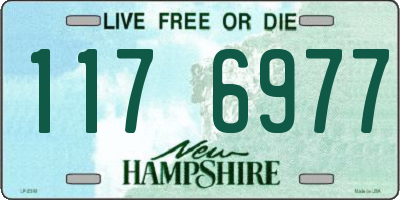 NH license plate 1176977