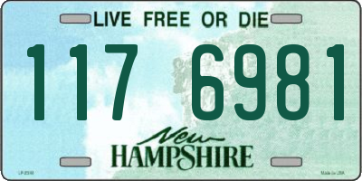 NH license plate 1176981