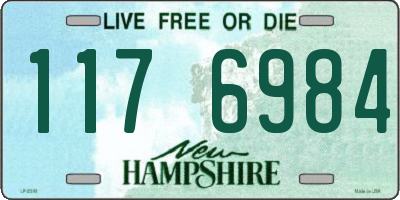 NH license plate 1176984