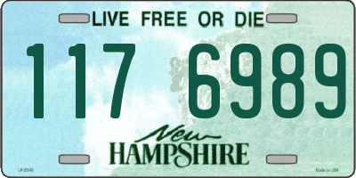 NH license plate 1176989