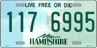 NH license plate 1176995