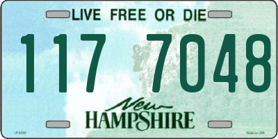 NH license plate 1177048