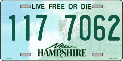 NH license plate 1177062