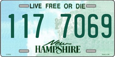 NH license plate 1177069