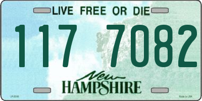 NH license plate 1177082