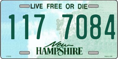 NH license plate 1177084