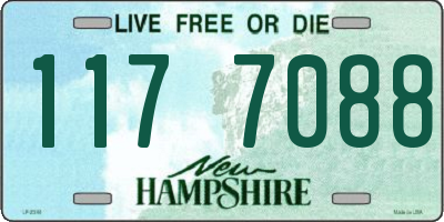 NH license plate 1177088
