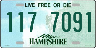 NH license plate 1177091