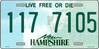 NH license plate 1177105