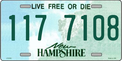 NH license plate 1177108