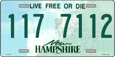 NH license plate 1177112