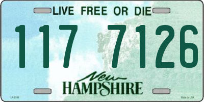 NH license plate 1177126