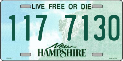 NH license plate 1177130